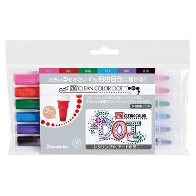 Zig Clean Color Dot Çift Taraflı Kalem Tc6100-6V 6'Lı Set
