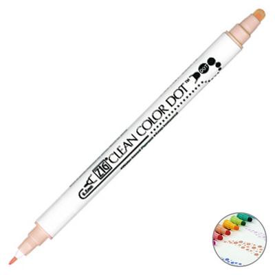 Zig Clean Color Dot Çift Taraflı Kalem Tc6100-0064 Açık Kahve