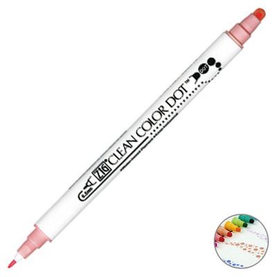 Zig Clean Color Dot Çift Taraflı Kalem Tc6100-021 Somon