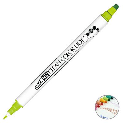 Zig Clean Color Dot Çift Taraflı Kalem Tc6100-402 Kivi
