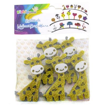 Kiddy World Şekilli Yapışkanlı Eva Simli Zürafa