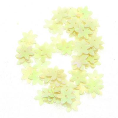 Elişi Pulu 13Mm 5Gr Paket Mini Çiçek Gökkuşağı Beyaz