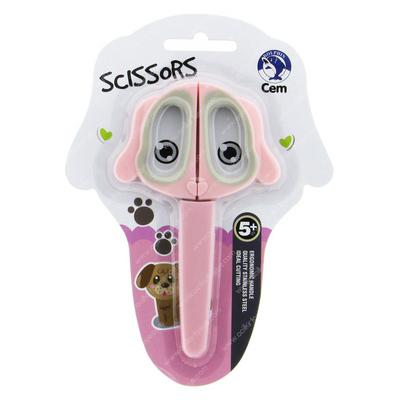 Dolphin Scs-1011 Kılıflı Çocuk Makası Köpek Pembe