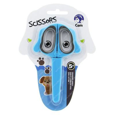 Dolphin Scs-1011 Kılıflı Çocuk Makası Köpek Mavi