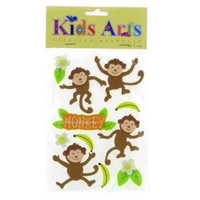 Kids Arts Şekilli Eva My-50395 Maymun