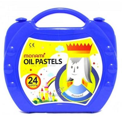 Monami Çantalı Pastel Boya 24 Renk Mavi