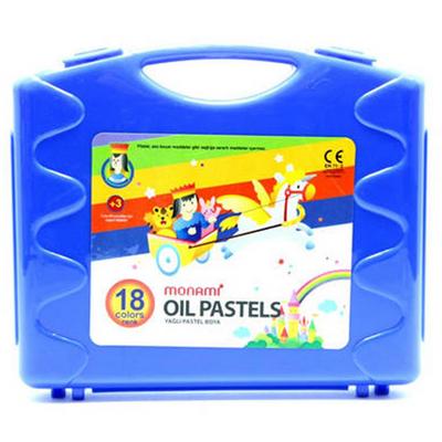 Monami Çantalı Pastel Boya 18 Renk Mavi