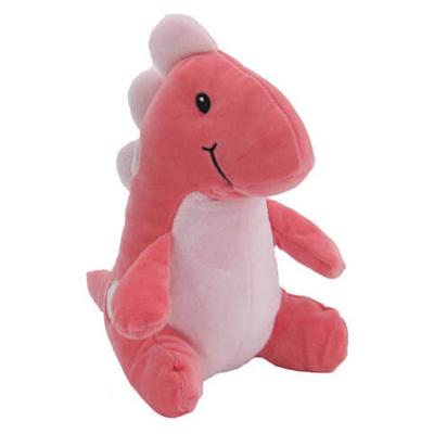 Peluş Dinazor 22Cm Çıngıraklı Pembe