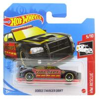 Hot Wheels 2021 Rescue 5/10 Dodge Charger Drift Siyah