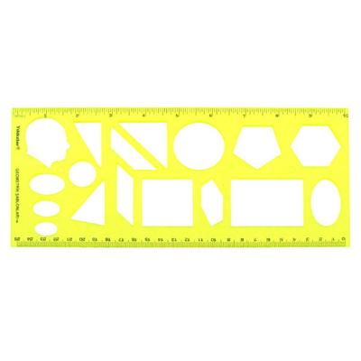 Yıldızlar 040 Geometrik Şablon Cetvel