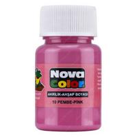 Nova Color Akrilik Ahşap Boyası 30Cc Pembe