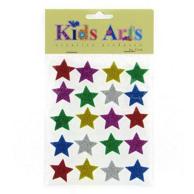 Kıds Arts Şekilli Eva Simli Yapışkanlı My-50521 Yıldız