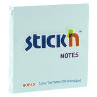 Hopax Stıck'n Yapışkanlı Not Kağıdı 76X76mm Pastel Mavi