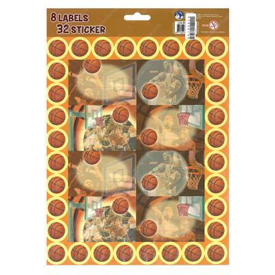 Dolphin Sticker Simli Basketbol