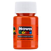 Nova Color Akrilik Ahşap Boyası 30Cc Turuncu