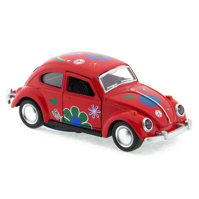 Metal Çek Bırak Araba 6636-28 Beetle Kırmızı