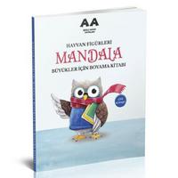 Akıllı Adam - Mandala Boyama Kitabı Hayvan Figürleri