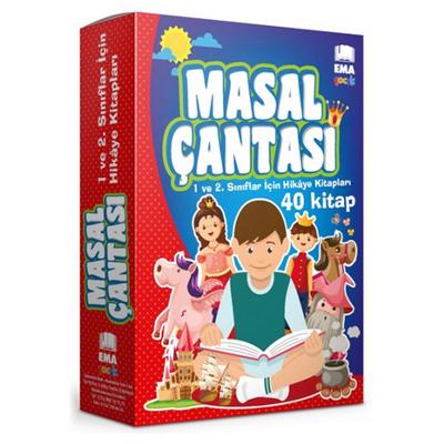 Masal Çantası 1 Ve 2.Sınıflar İçin Hikaye Kitapları 40'Lı Set