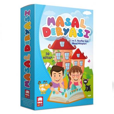 Masal Deryası 1 Ve 2.Sınıflar İçin Hikaye Kitapları 30'Lu Set