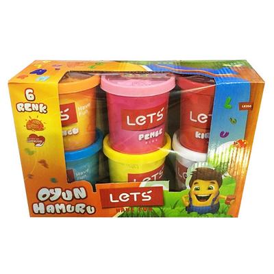 Lets L8350 Oyun Hamuru 6'Lı 900Gr Büyük Boy