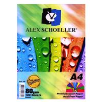 Alex Schoeller Renkli Fotokopi Kağıdı A4 100'Lü Karışık Paket