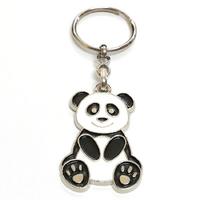 K-Gift Anahtarlık Gümüş Renkte Panda