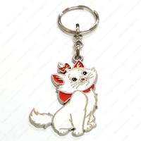 K-Gift Anahtarlık Gümüş Renkte Kedi