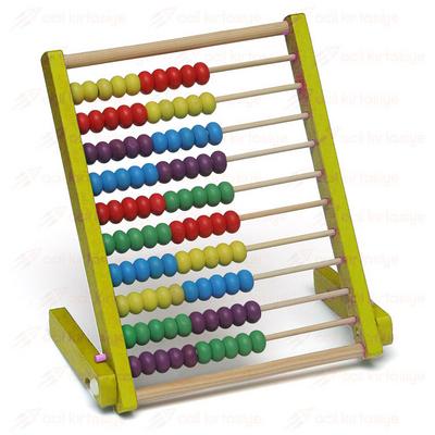 Pikalemun Msp-100 Ahşap Abaküs Sarı