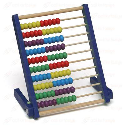Pikalemun Msp-100 Ahşap Abaküs Mavi