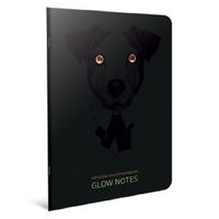 Gıpta Glow Notes A4 Büyük Defter 60 Yaprak Çizgili Dog 02
