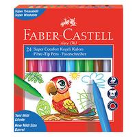 Faber-Castell Super Comfort Keçeli Boya Kalemi 24 Renk