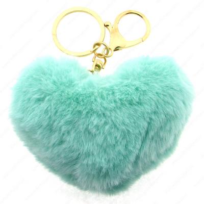 Motto 7354 Peluş Kalp Anahtarlık Su Yeşili