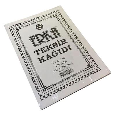 Erka Ekonomik Teksir Kağıdı 20X28cm 54Gr 200'Lü Paket
