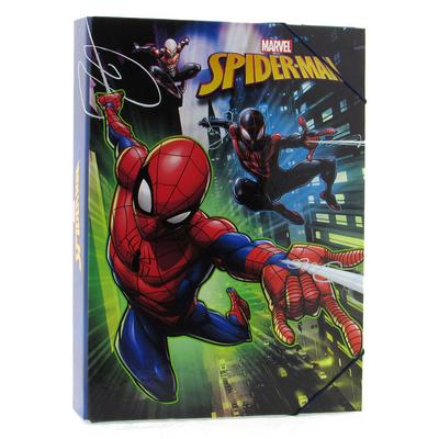 Spiderman Lastikli Kutu Klasör 23X32cm Model 04