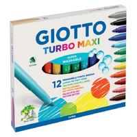 Giotto Turbo Maxi Jumbo Keçeli Kalem 12 Renk