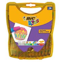 Bic Kids Yağlı Pastel Boya Plastik Kutu 24'Lü