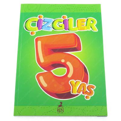 Ren Çocuk Yay. Çizgiler 5 Yaş