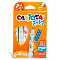 Carioca Baby Yıkanabilir Jumbo Keçeli Boya Kalemi 6 Renk