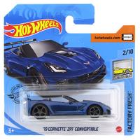 Hot Wheels 2020 Factory Fresh 2/10 19 Corvette Zr1 Convertible Mavi