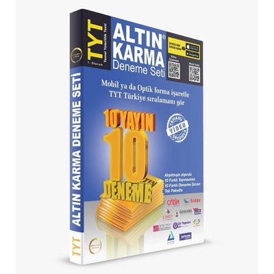 Altın Karma Tyt Deneme Seti 10 Fasikül Mavi Seri