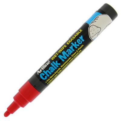 Artline Epw-4 Sıvı Tebeşir Chalk Marker Kırmızı