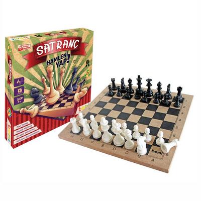 Bemi Ahşap Tablalı Satranç