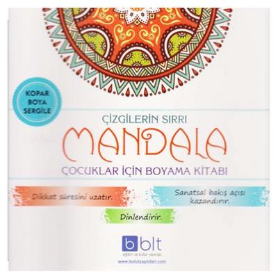 Bulut - Çocuklar İçin Mandala Boyama Kitabı Çizgilerin Sırrı