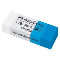 Faber-Castell 7082/20 Mavi Beyaz Silgi