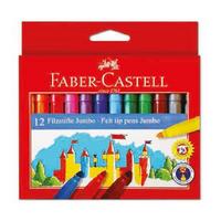 Faber-Castell Jumbo Keçeli Boya Kalemi 12 Renk
