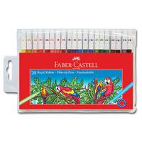 Faber-Castell Yıkanabilir Keçeli Kalem Boya 20 Renk