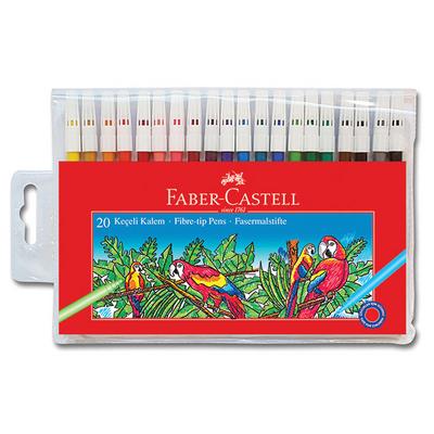 Faber-Castell Yıkanabilir Keçeli Kalem Boya 20 Renk