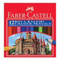 Faber-Castell Kuru Boya 12 Renk Karton Kutu Yarım Boy