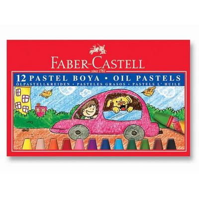 Faber-Castell Pastel Boya 12 Renk Karton Kutulu