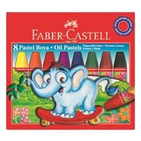 Faber-Castell Pastel Boya 8 Renk Karton Kutu